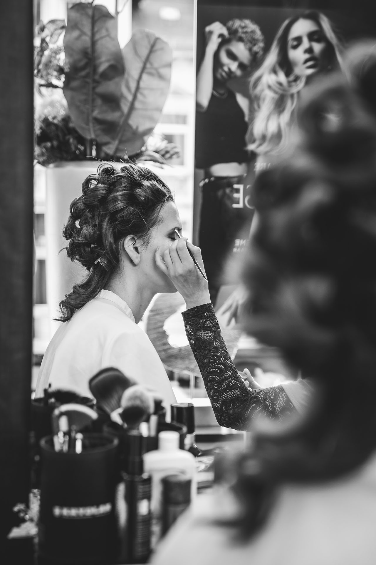 Hochzeitsfotografie MakingReady Friseur Styling